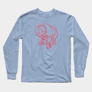 RoboRhino (redline) Long Sleeve T-Shirt